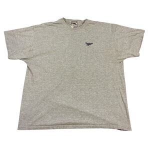 vintage y2k 2000s Reebok logo gray Tshirt XXL sportswear athleticwear retro